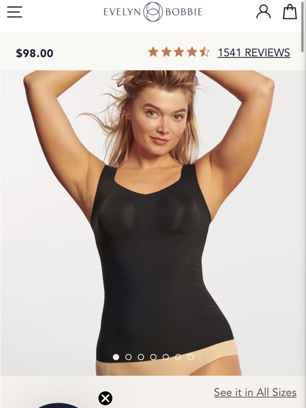 Evelyn & Bobbie Cami Bra Large